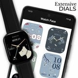 Radley Petite Case black silicone strap smartwatch, imported from the UK