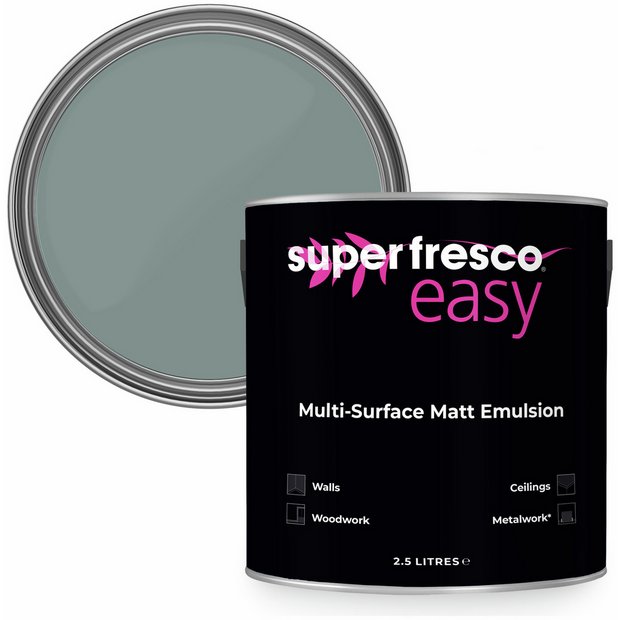 Superfresco multi-surface matt paint Vacay Mode 2.5L - British product