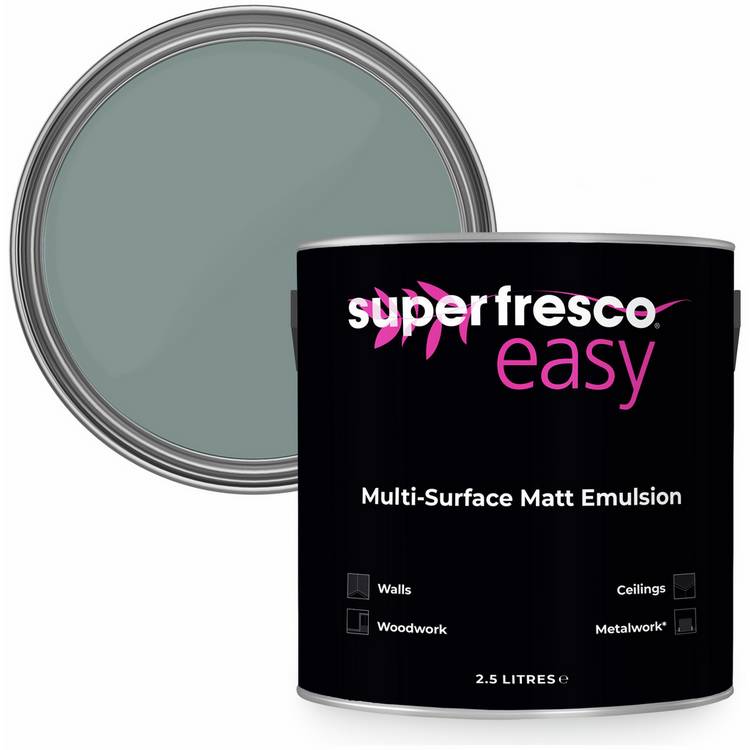 Superfresco multi-surface matt paint Vacay Mode 2.5L - British product
