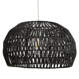Argos Home black paper rope lampshade 39cm - British product
