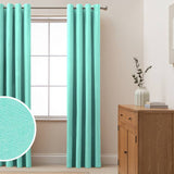 Argos Habitat Blackout Eyelet Curtains Aqua 117x137cm- Buy online at McGrocer