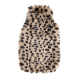 Habitat hot water bottle faux fur animal print cover 1L, UK version
