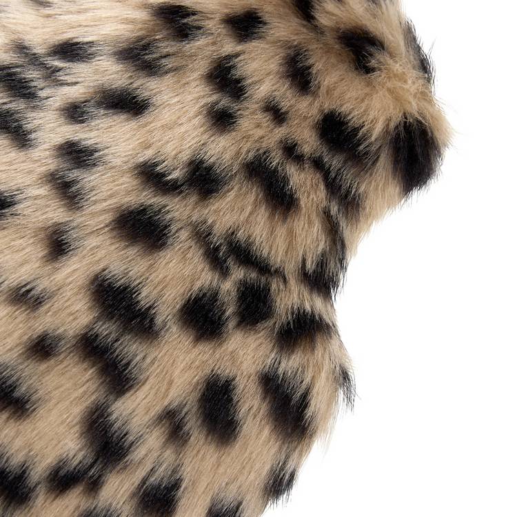 Habitat hot water bottle faux fur animal print cover 1L, UK version