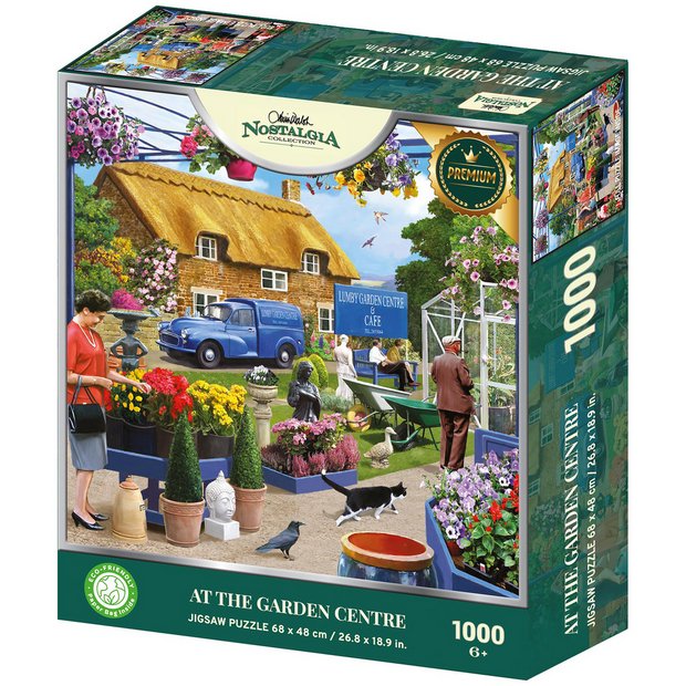 Kidicraft jigsaw puzzle Nostalgia At The Garden Centre 1000 Pieces (British brand)
