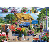 Kidicraft jigsaw puzzle Nostalgia At The Garden Centre 1000 Pieces (British brand)
