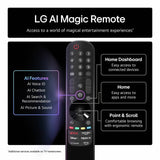 LG 43-inch QNED70A smart 4K TV, imported from the UK