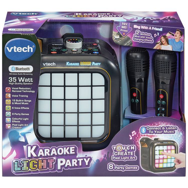 VTech KidiPixel Karaoke Light Party speaker (British brand)