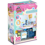 Suite Spaces dollhouse kitchen set with 20 pieces, UK version