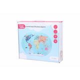 Chad Valley world map jigsaw puzzle 60 pieces (British brand)