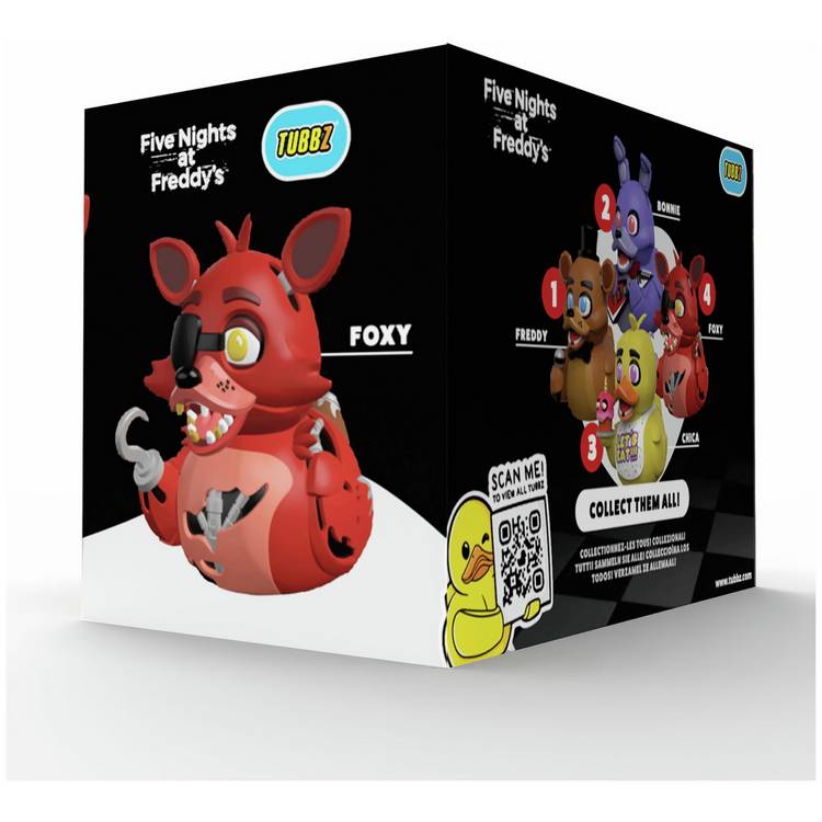 Tubbz Foxy collectible duck from Five Nights at Freddy's (British brand)