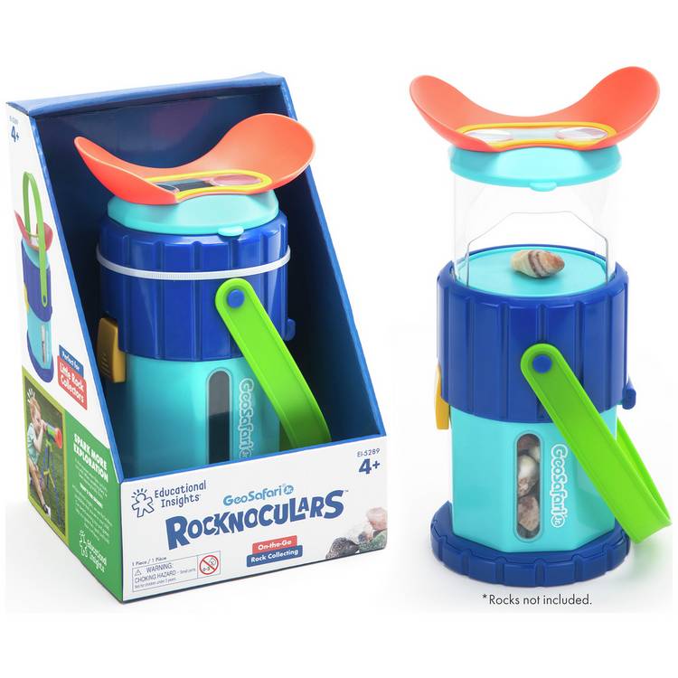 Learning Resources GeoSafari Jr. Rocknoculars rock exploration magnifier, imported from the UK