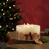 Argos Home multiwick candle Christmas Spice 20cm, imported from the UK