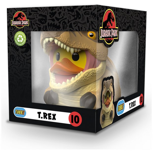 Tubbz Jurassic Park T-Rex collectible rubber duck 12cm (British brand)