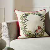 Argos Argos Home Robin Wreath Printed Cushion 43x43cm- Buy online at McGrocer