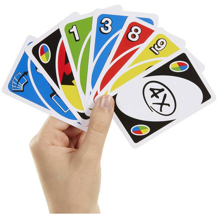 UNO Extreme card game electronic launcher - British product
