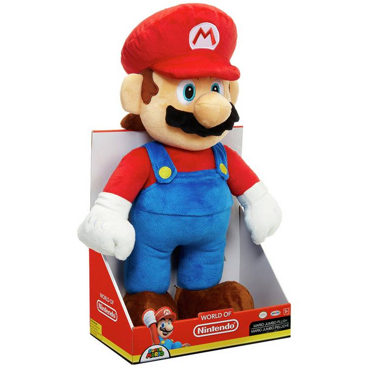 Nintendo Mario jumbo soft toy, imported from the UK