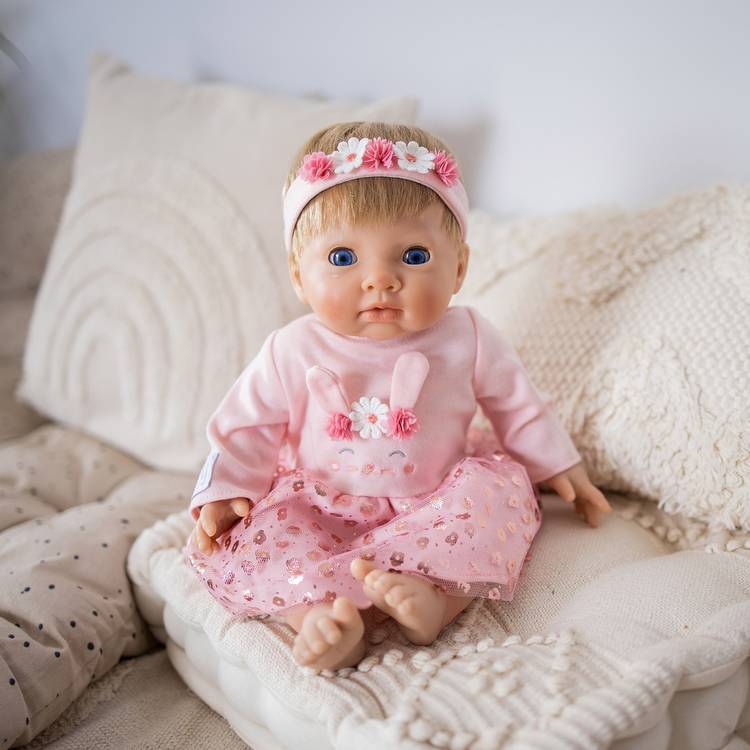 Tiny Treasures doll outfit bunny flower 44cm - British product