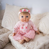 Tiny Treasures doll outfit bunny flower 44cm - British product