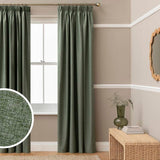 Argos Habitat Blackout Pencil Pleat Curtains - Green - 117x137cm- Buy online at McGrocer