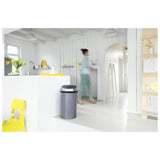 Brabantia touch top bin grey 60L - British product