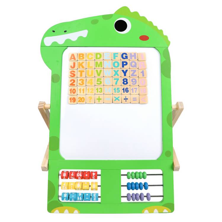 Chad Valley double-sided easel with abacus - British product