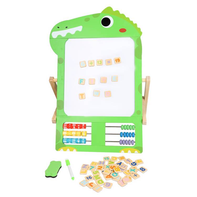 Chad Valley double-sided easel with abacus - British product