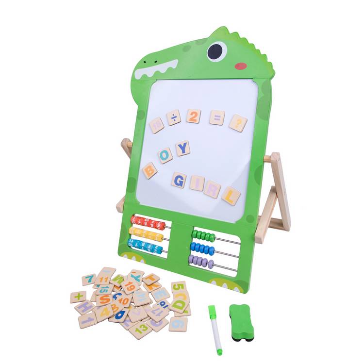 Chad Valley double-sided easel with abacus - British product