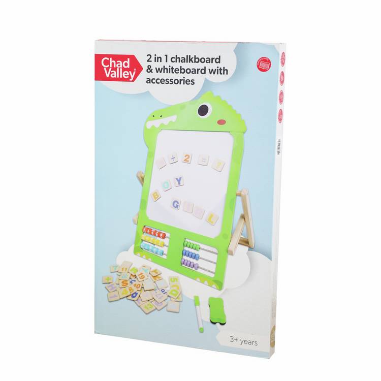 Chad Valley double-sided easel with abacus - British product