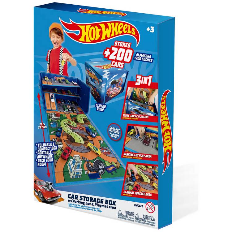 Hot Wheels Flex Cube playmat garage storage - British product