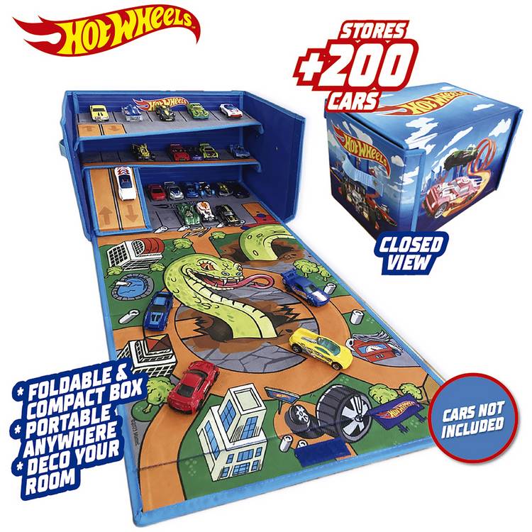 Hot Wheels Flex Cube playmat garage storage - British product