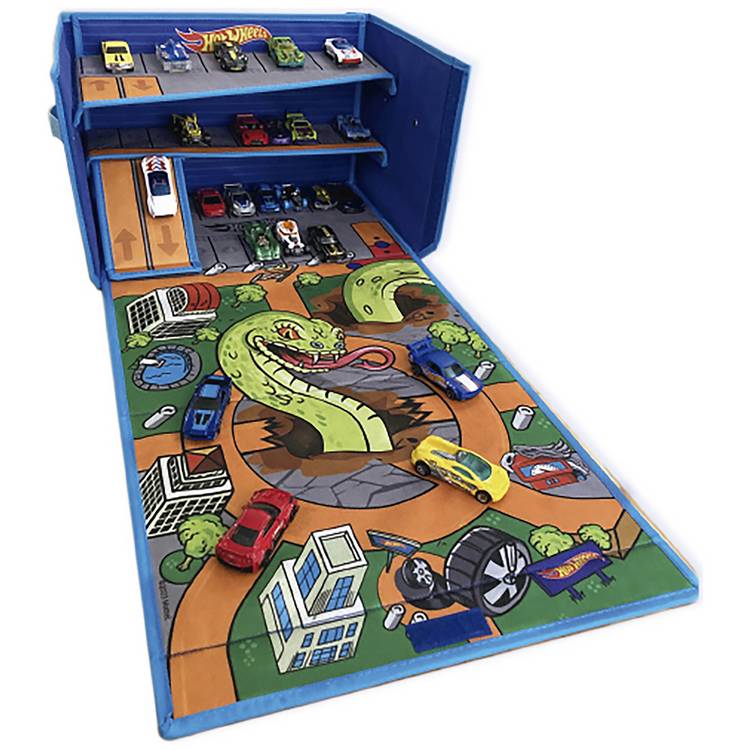 Hot Wheels Flex Cube playmat garage storage - British product