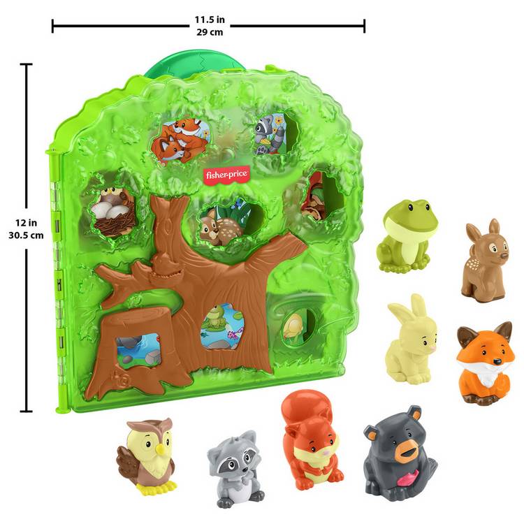 Fisher Price Little People Forest Friends toddler playset carry case - British product