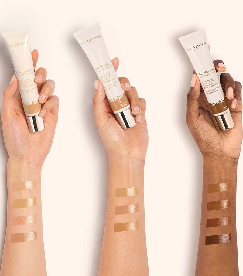Clarins Skin Illusion Tinted Moisturizer SPF 25 - British product