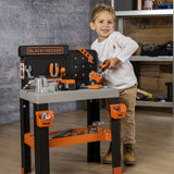 Smoby Black & Decker toy workbench with 75 accessories - British product