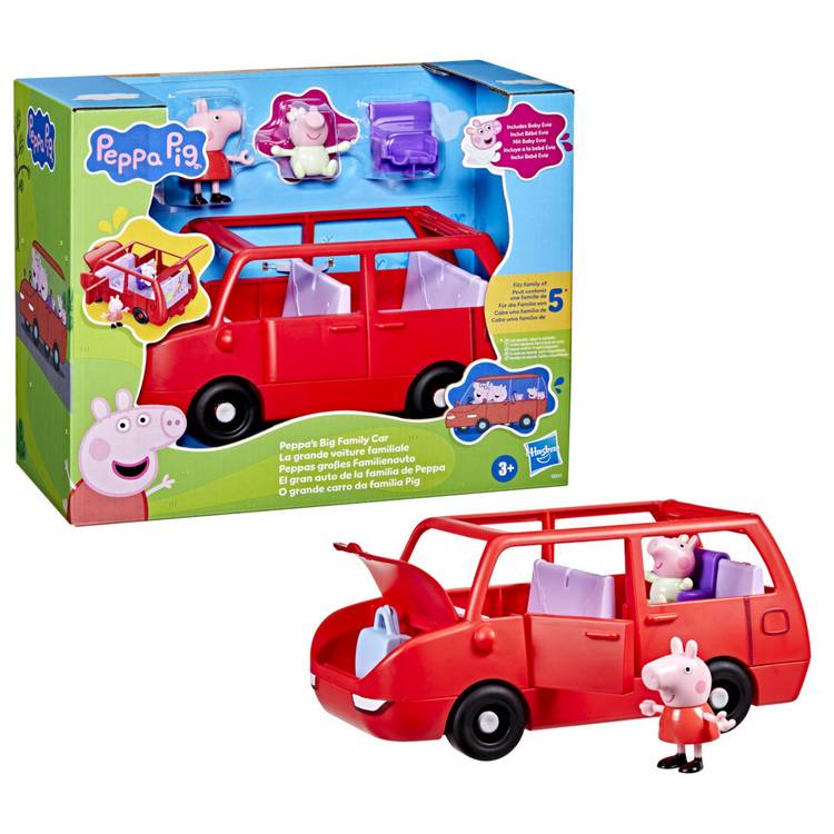 Peppa Pig family red car toy (British brand)