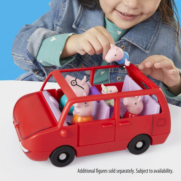 Peppa Pig family red car toy (British brand)