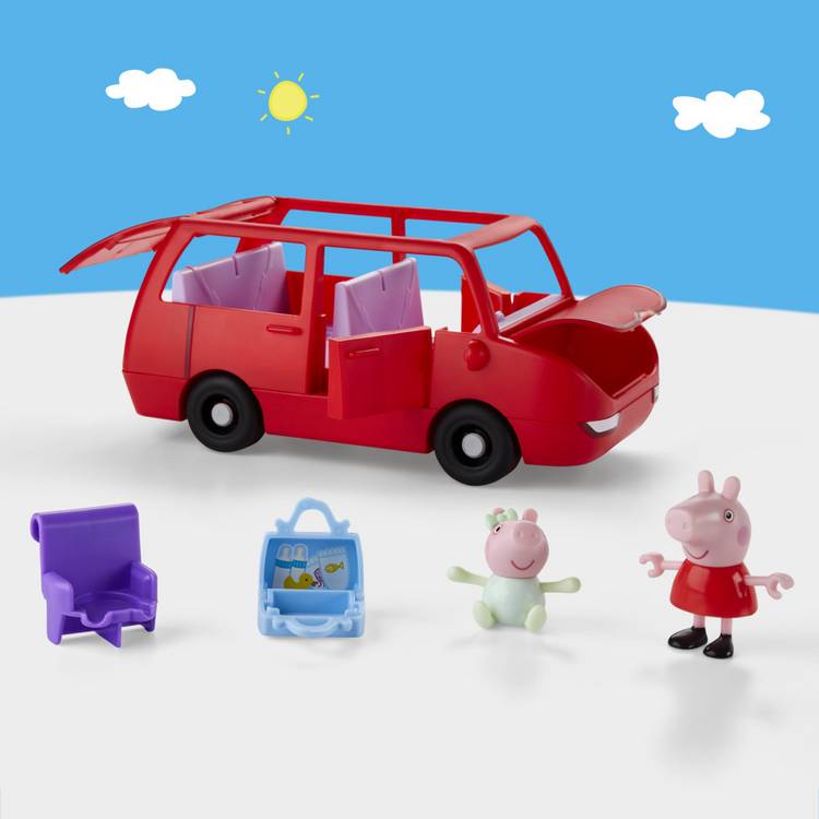 Peppa Pig family red car toy (British brand)