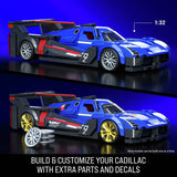 Mattel Brick Shop Hot Wheels Cadillac Project GTP Hypercar building kit - British product