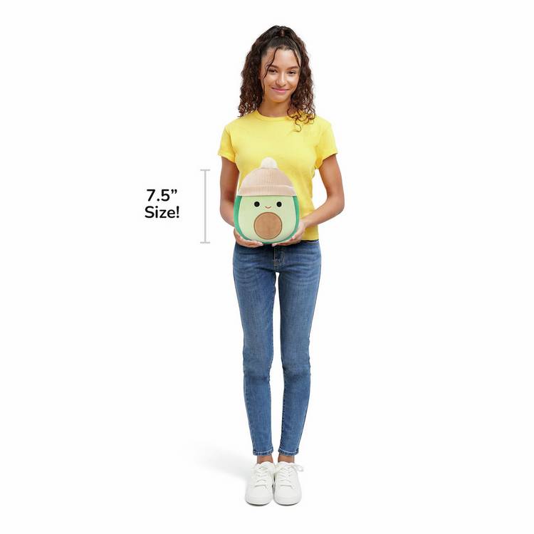 Squishmallows Austin avocado soft toy 7.5 inch (British brand)