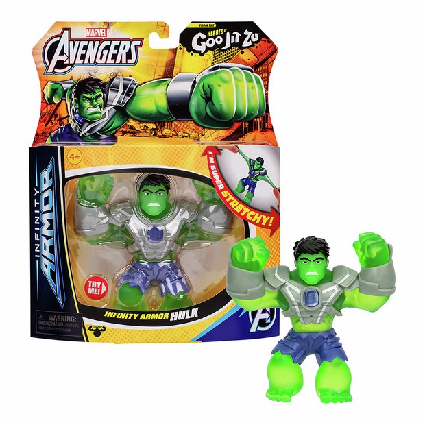 Goo Jit Zu Hulk Infinity Armor figure 4.5 inch (British brand)