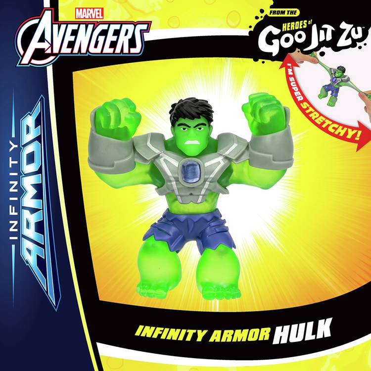 Goo Jit Zu Hulk Infinity Armor figure 4.5 inch (British brand)