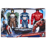 Marvel Captain America Titan Hero pack of 3, UK version