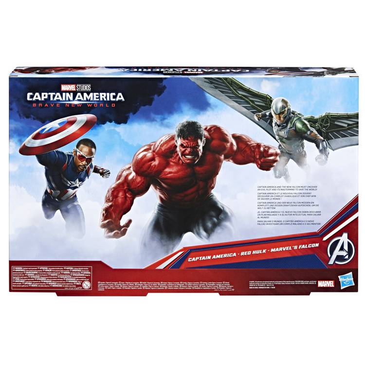 Marvel Captain America Titan Hero pack of 3, UK version