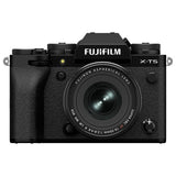 Fujifilm X-T5 mirrorless camera with 16-50mm lens, imported from the UK
