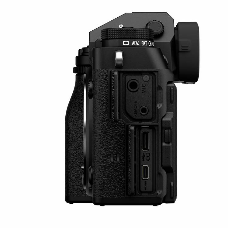 Fujifilm X-T5 mirrorless camera with 16-50mm lens, imported from the UK