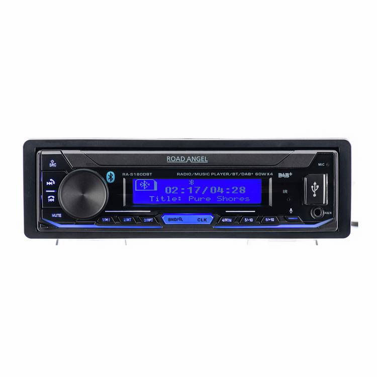 Road Angel RA-S180DBT mechless car stereo, imported from the UK