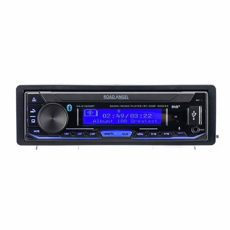 Road Angel RA-S180DBT mechless car stereo, imported from the UK
