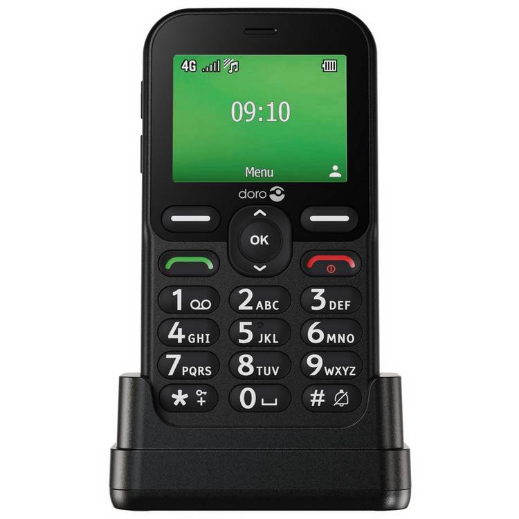 Doro Leva E10 black SIM free phone - British product