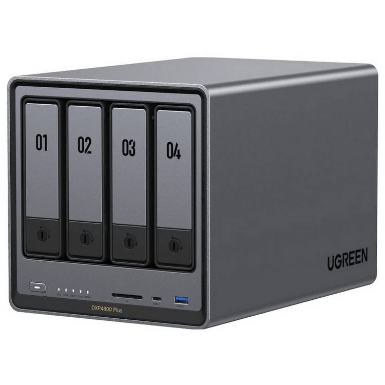 UGREEN NAS DX4800 Plus 4-Bay 10GbE diskless - British product