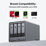 UGREEN NAS DX4800 Plus 4-Bay 10GbE diskless - British product